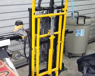 Portable Dewalt chop saw, jobsite