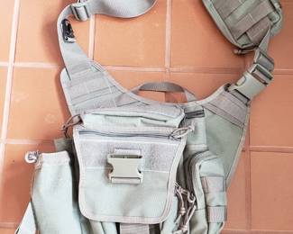 tactical backpacks, sling bags of all sizes