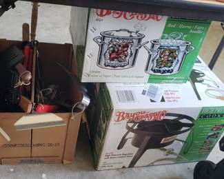 More new in box outdoor cooking gear
