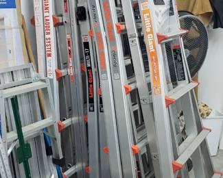 So many FANCY ladders, nearly NEW