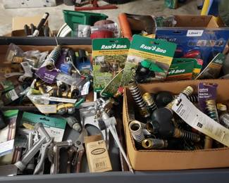 Lawn sprinkler accessories, NEW