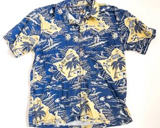 Kahala 2XL Hawaiian Print Button-Up Shirt