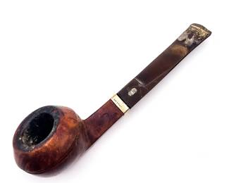Weber Deep Grain Briar Pipe w/ 14K Gold Ring