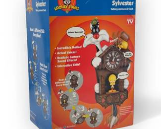Tweety & Sylvester Talking Animated Wall Clock