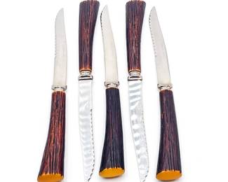 Set of Five Washington Forge Mirilium Stainless Knives