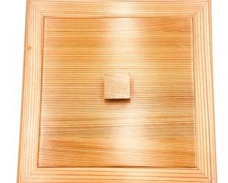 Akita Cedar Mage-Wappa Square Box w/ Lid