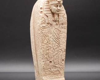Resin Pharaoh Sarcophagus Figurine