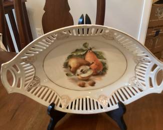 Vintage Bavarian Fruit Dish