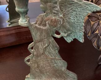 Brass Angel Candle Holder