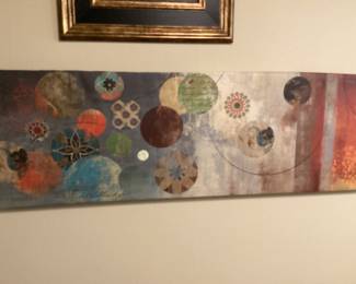 Mosaic Circles Canvas
