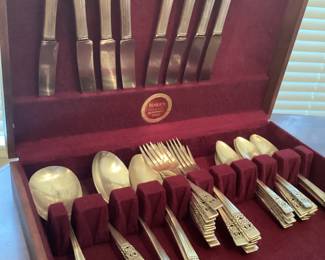 Set of silver plate