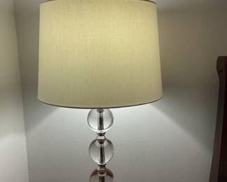 A Pair of Acrylic Table Lamps