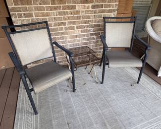 A Pair of Patio Chairs