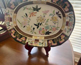 Ashworth Imari Ironstone Platter, Circa 1860