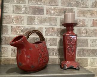 Home Accents Watering Vase & Candle Holder