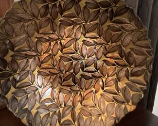 Glass Art Deco Decorative Bowl