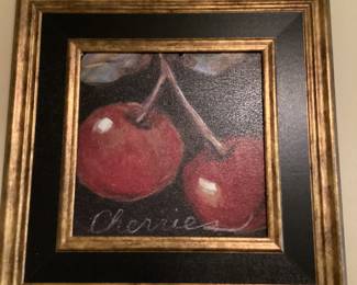 Ripe Cherries Painting