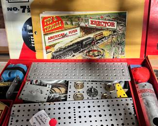 2 vintage Erector Sets