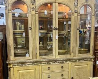 Off White China Cabinet-2 pc