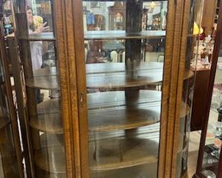 Tiger Oak China Cabinet