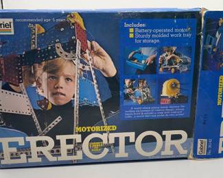 Lot 75 | Vintage Motorized Erector Set Original Box 1976