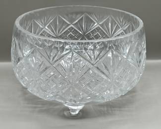 Lot 21 | Cut Crystal Footed Bowl