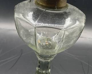 Lot 99 | Antique Oil Lamp Base Glass