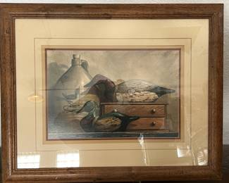 Lot 275 | Kathleen Cope Ruoss Framed Mallard Print