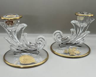 Lot 260 | 22K Gold Crystal Silver City Glass Co