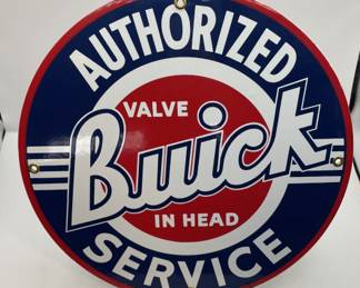 Lot 3 | Andre Rooney Buick Service Enamel Advertising