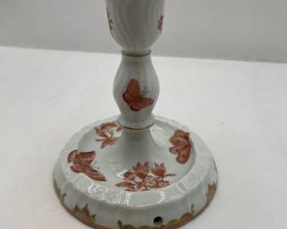 Lot 35 | Herend Hungary Porcelain Candlestick