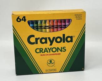 Lot 210 | NOS 64 ct Crayola Crayons c. 1990s