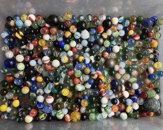 Lot 211 | Large Lot of Vintage Marbles
