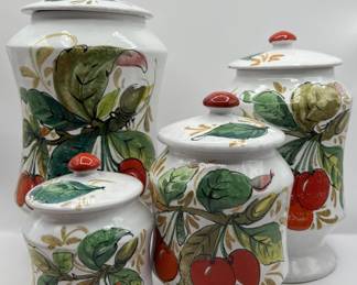 Lot 16 | Bitossi Midcentury Pottery Canister Set