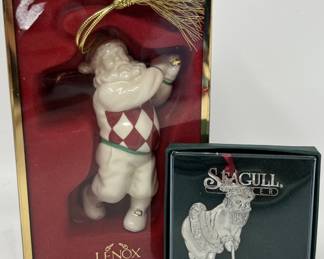 Lot 164 | Lenox Golfing Santa Christmas Ornament