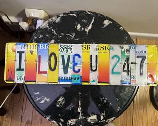 Lot 11 | You Have My Heart Metal Wall Art Sign Street
