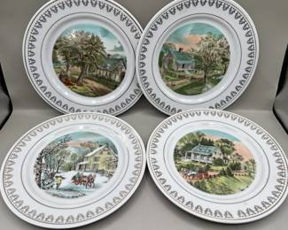 Lot 268 | Currier & Ives Four Seasons Plates