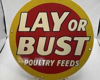 Lot 6 | Andre Rooney Lay or Bust Poultry Enamel
