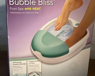Lot 242b | Homedics Jetted Foot Spa Foot Bath
