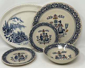 Lot 152 | Johnson Bros Hearts & Flowers Plates Bowls