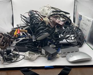 Lot 45 | Cord Palooza! Cords Cables Chargers Computer