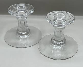 Lot 257 | Fostoria Willowmere Candlestick Candle Sticks