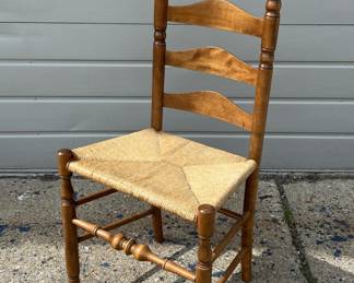 Lot 282 | Rush Seat Ladderback Chair