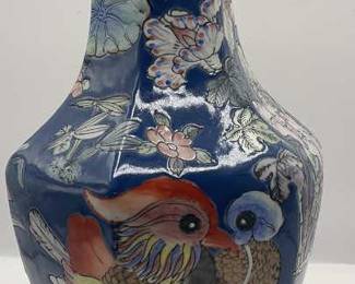 Lot 323 | Decorative Asian Vase Duck Koi Fish