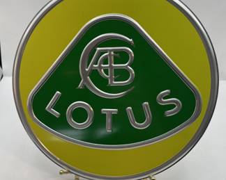 Lot 9 | Lotus French Metal Sign Automobilia Advertising