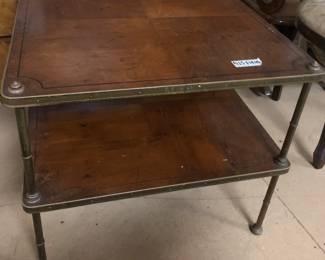 Old British Army Officer’s camp table. Disassembles for transport.