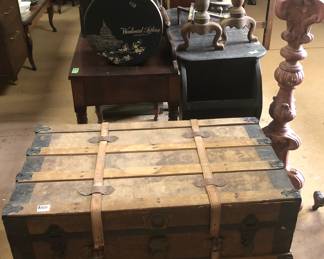 Old steamer trunk