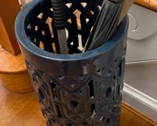  Ballard Design Vine Umbrella Holder 