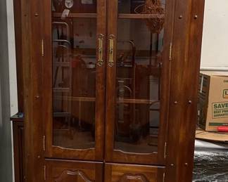 Corner Curio Cabinet