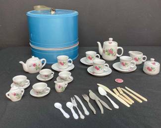 Vintage Miniature Porcelain Teapot Sets